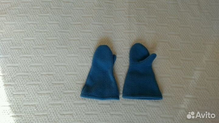 Шапка + шарф + варежки (осень-весна)