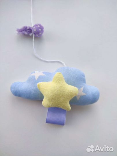 Мобиль на кроватку новый ручной работы