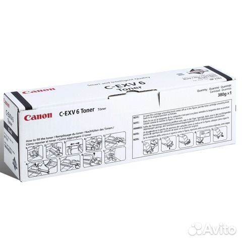 Оригинальный тонер для canon