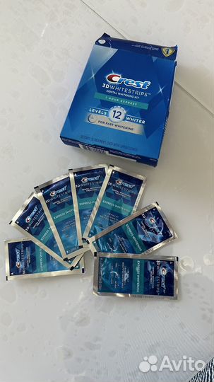 Отбеливающие полоски crest для зубов оригинал