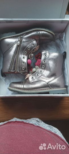 Ботинки демисезонные для девочки kapika 28