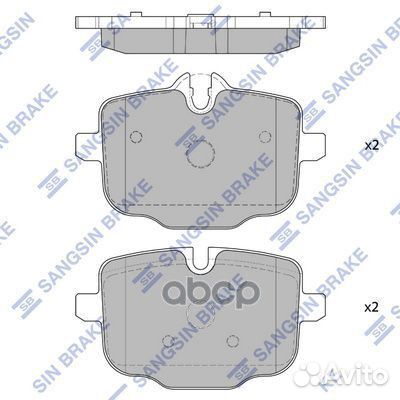 SP1793 колодки дисковые задние BMW F10/F11 3.5