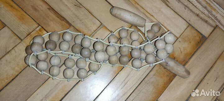 Антицеллюлитный массажер набор деревянный