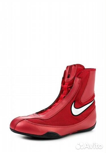 Боксерки Nike machomai MID Boxing Shoes (красный 6