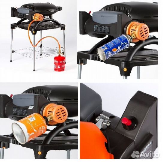Газовый гриль O-grill 500Т + адаптер