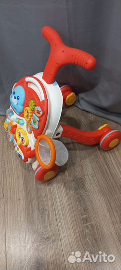 Машинка каталка толокар с ручкой