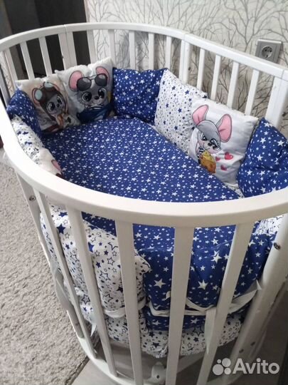 Детская кроватка трансформер 9 в 1