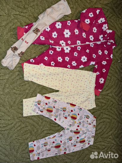 Вещи пакетом на девочку 74 80