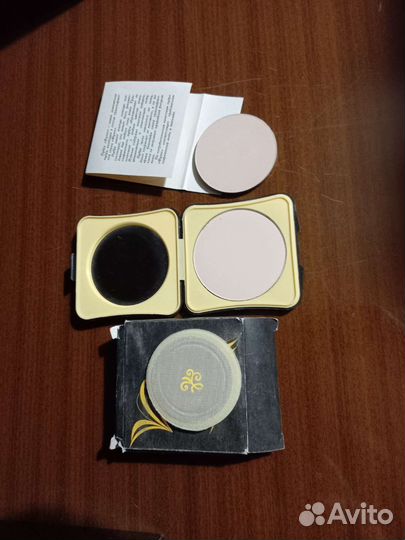 Пудра компактная, духи Болгарская роза, винтаж