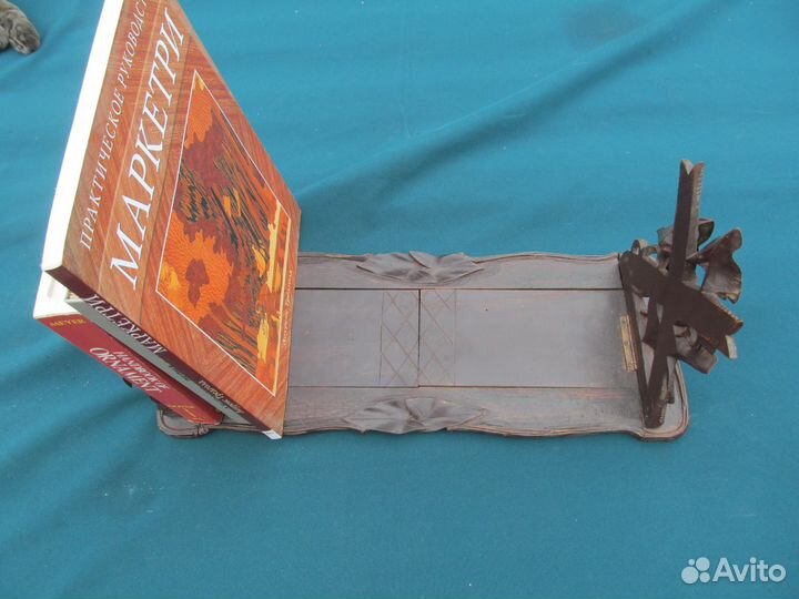 Подставки для книг антикварные, настольные, дерево