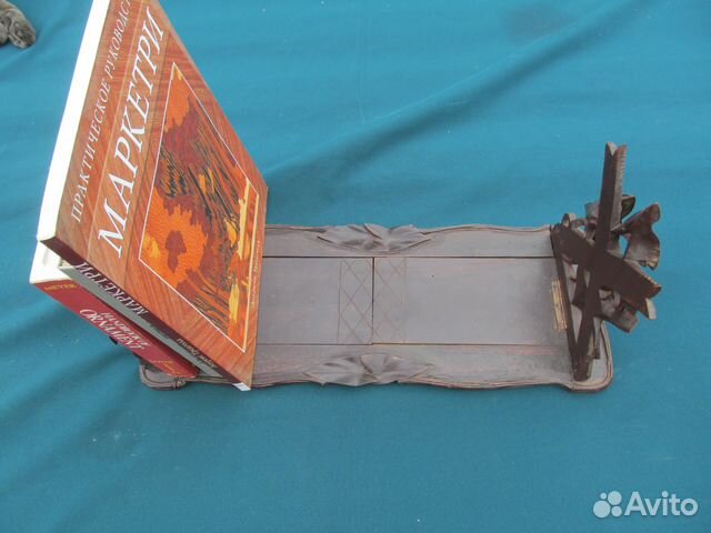 Подставки для книг антикварные, настольные, дерево