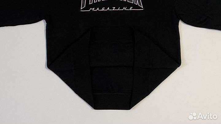 Худи Thrasher Death Pink Flame Logo Black