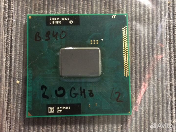 Процессор для ноутбука intel pentium b950 b940