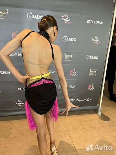 Платье на латину. 152-160