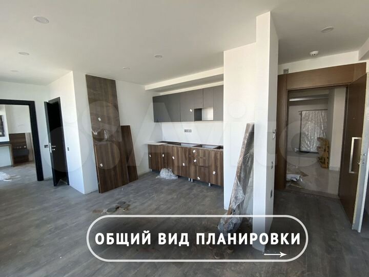 1-к. квартира, 53,7 м² (Грузия)