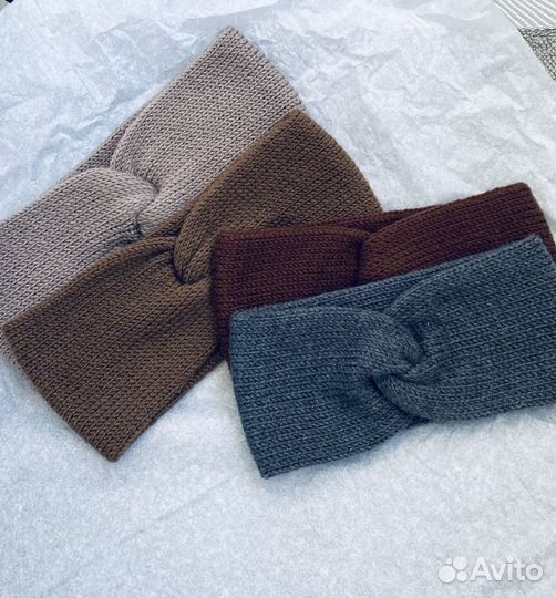 Вязаные повязки на голову