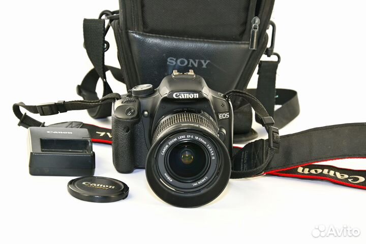 Canon EOS 500D/T1i 15.1MP зеркалка Kit 18-55