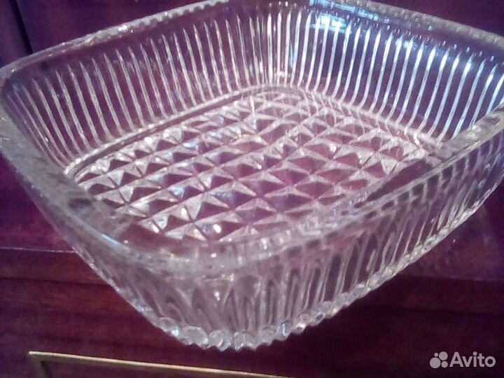 Хрустальный салатник СССР