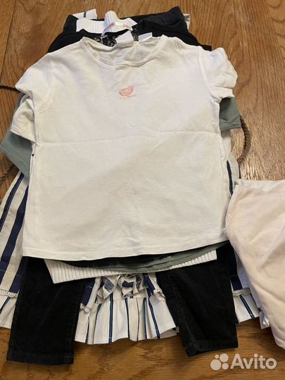 Вещи пакетом на девочку 110 116