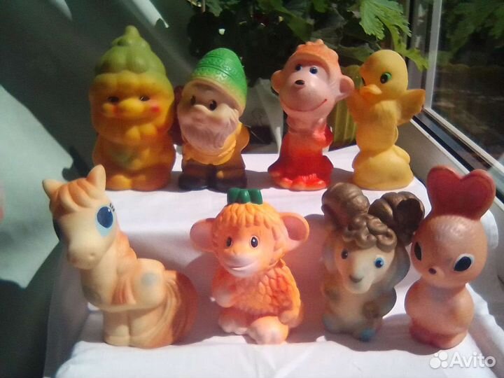 Резиновые игрушки СССР