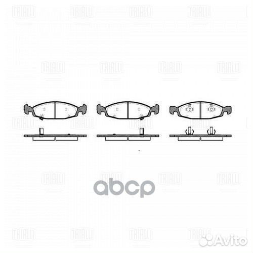 Колодки торм. для а/м Jeep Cherokee (99) диск