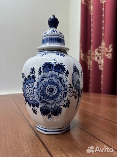 Имбирная ваза Gilde original delft handgemalt