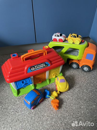 Автовоз elc гараж mobile garage