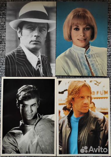 Открытки зарубежных артистов кино