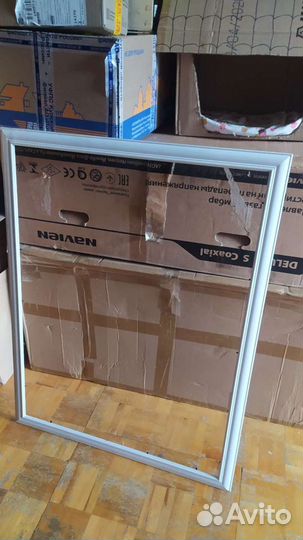 Рама большая белая 88х65см