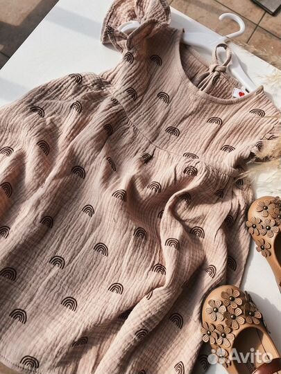 Муслиновое платье новое