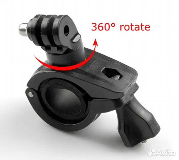 Поворотное крепление на руль GoPro Hero, insta360