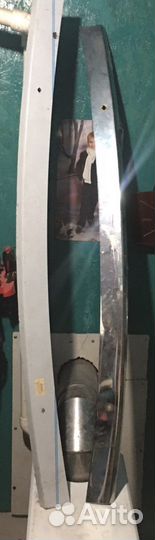 Накладки на бампер ваз 2107 хромированные сабли