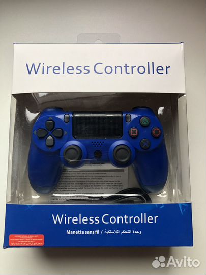 Геймпад Sony Беспроводной PlayStation 4 PS4 синий