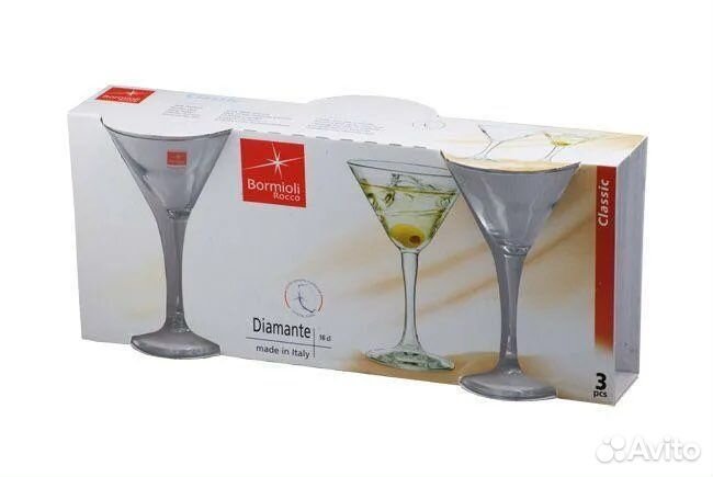 Бокалы для коктейля, коньяка, пива и рюмки