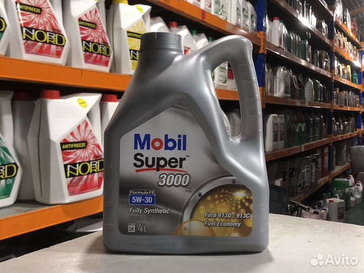 Масло моторное mobil Super 3000 Formula FE 5W30 4л
