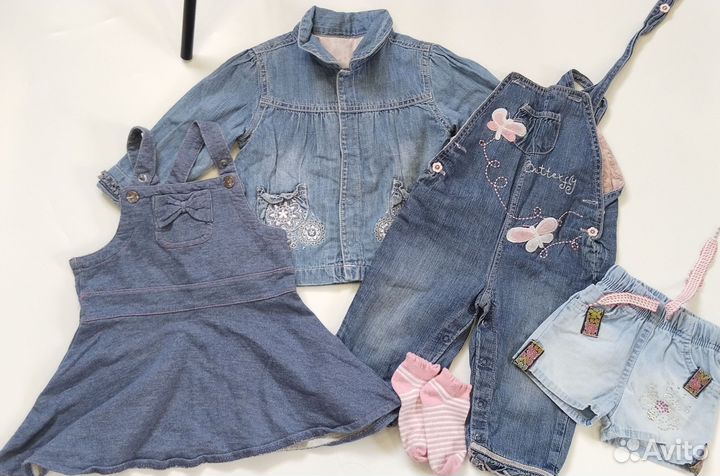 Вещи пакетом на девочку 9 мес