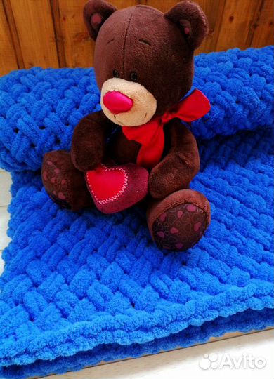 Плед 90*90см новый