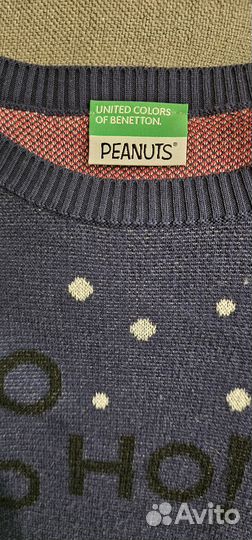 Свитер united colors of benetton, peanuts, р.11-12