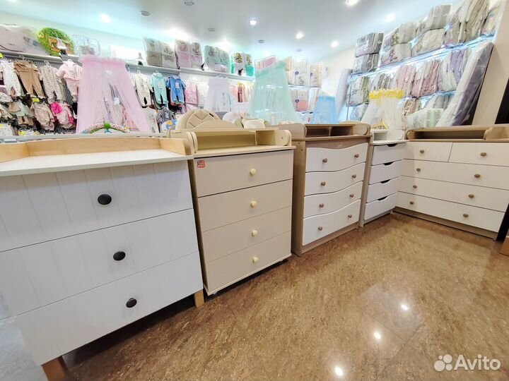 Новые Пеленальные комоды с матрасами