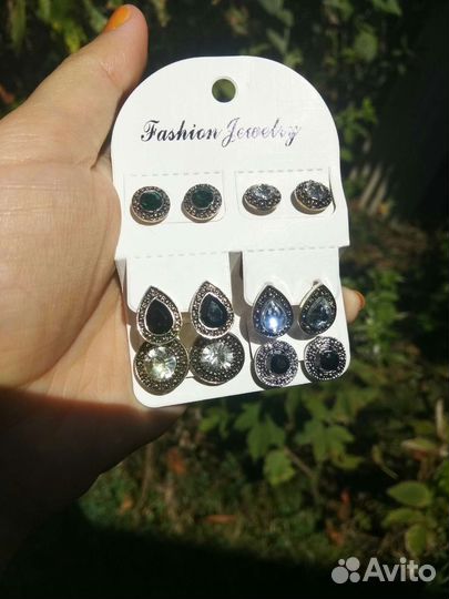 Набор серьги комплект