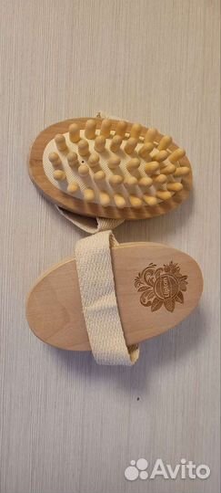 Массажер для тела ручной деревянный
