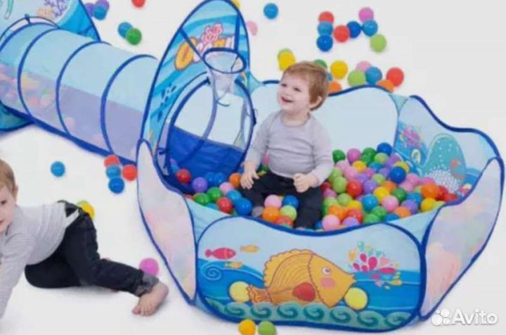 Игровой тоннель и сухой бассейн