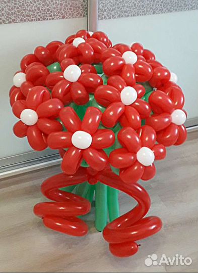 Букеты цветов из воздушных шаров