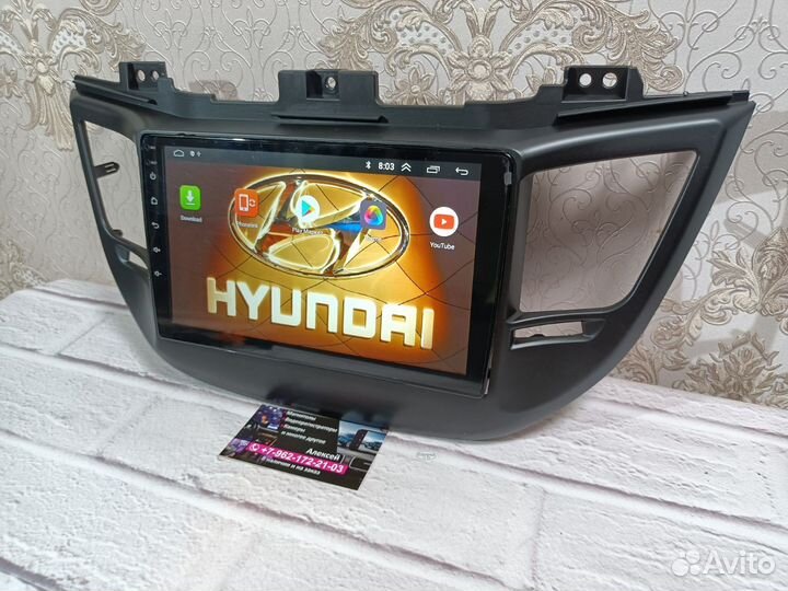 Магнитола Hyundai Tucson 3 android