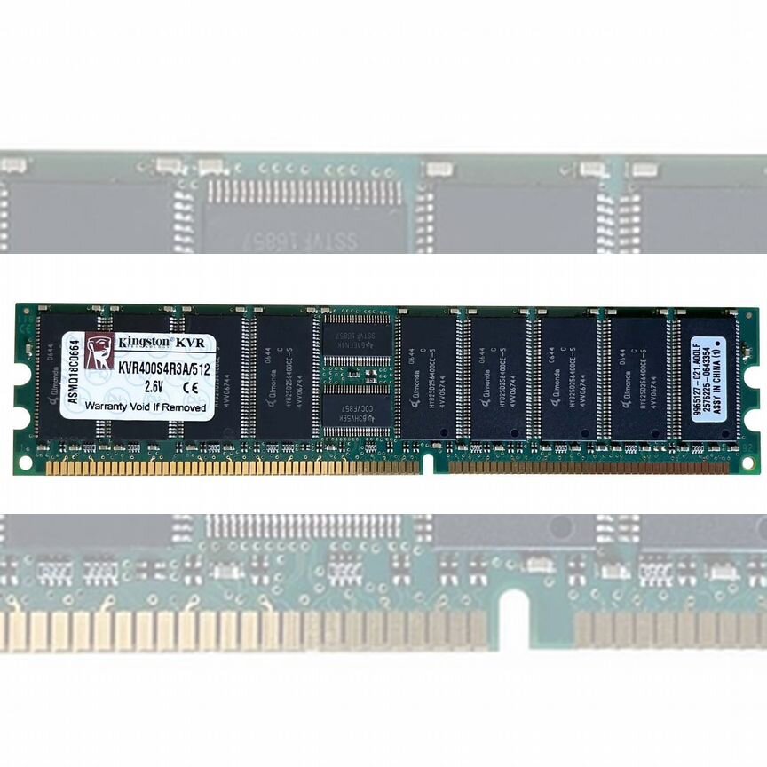 [KVR400S4R3A/512] Оперативная Память Kingston 512mb Kvr400s4r3a/512