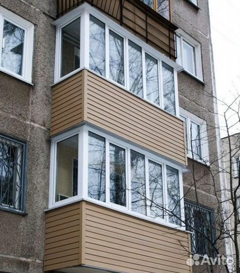 Остекление балкона профилем пвх. Рассрочка