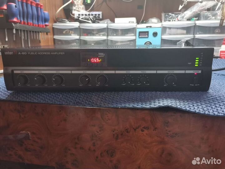 Трансляционный усилитель inter M A-60
