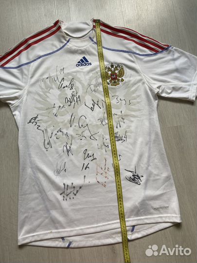 Футболка Adidas с автографами сборной России 2008
