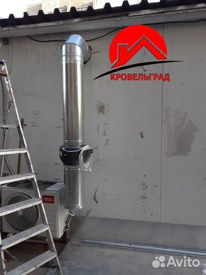 Трубы дымоход для печи, камина, котла