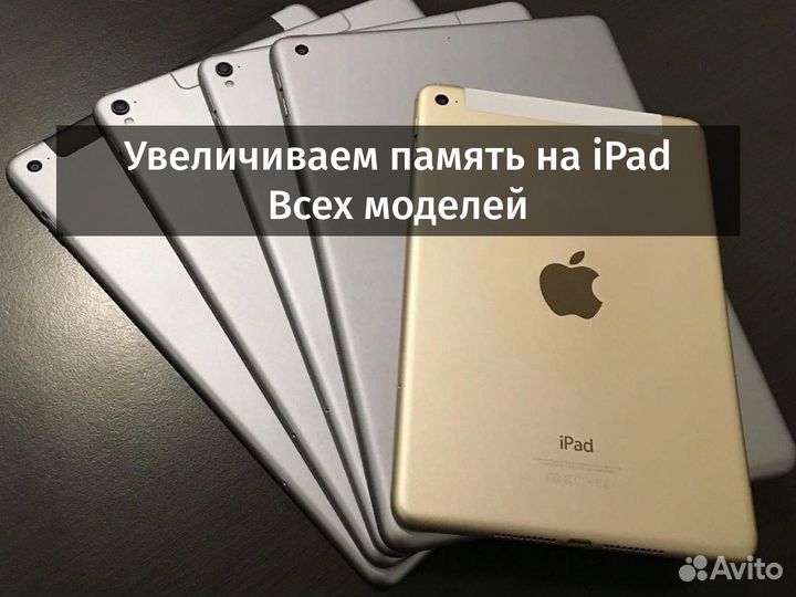 Увеличение памяти iPhone, iPad. Ремонт телефонов